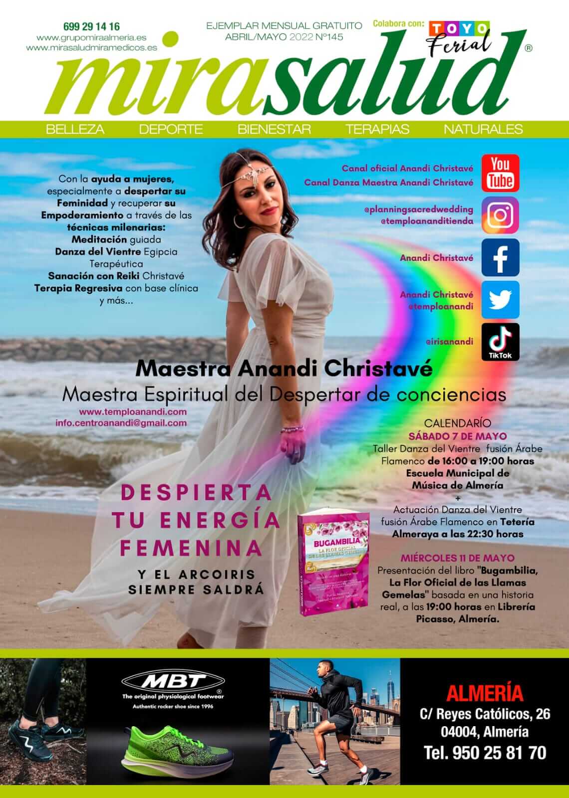 revista Mira Salud Almería Anandi Christavé